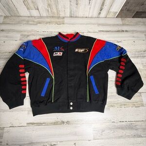 The Fast and The Furious Racing Champion Jacket with Patches Y2K Oversized 2000s
